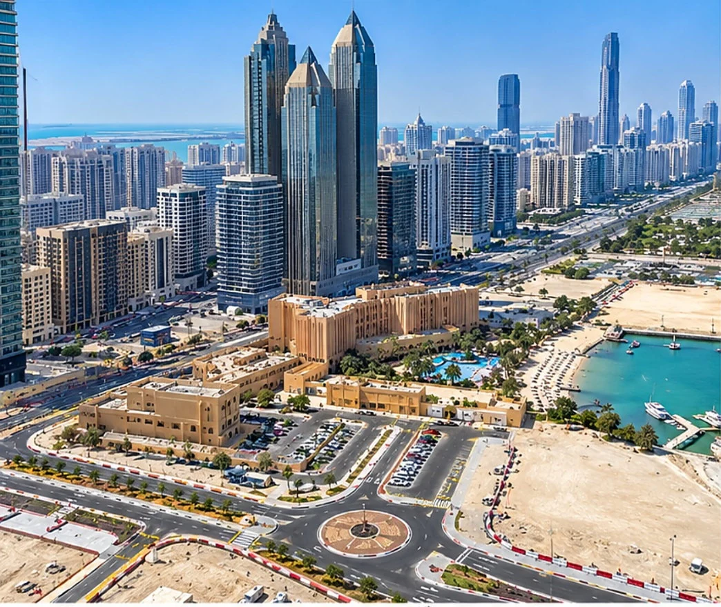 Road works project in Abu Dhabi